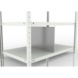 Fachteiler durchgehend, verzinkt - 10x Fachteiler durchgehend 400x600 mm (HxT) verzinkt - 1
