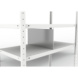Fachteiler durchgehend, verzinkt - 10x Fachteiler durchgehend 300x500 mm (HxT) verzinkt - 1