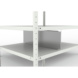 Fachteiler durchgehend, verzinkt - 10x Fachteiler durchgehend 300x800 mm (HxT) verzinkt - 1