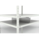Fachteiler durchgehend, verzinkt - 10x Fachteiler durchgehend 200x800 mm (HxT) verzinkt - 1
