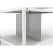 Fachteiler durchgehend, verzinkt - 10x Fachteiler durchgehend 600x800 mm (HxT) verzinkt - 1