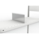 Fachteiler freistehend, verzinkt - 10x Fachteiler freistehend 150x400 mm (HxT) verzinkt - 1