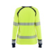 Damen Langarmshirt Multinorm 3437 1743 - Multinorm Damen Langarm Shirt HiVis Gelb/Marineblau 3437 1737 3389 XS - 2