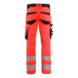 Bundhose HiVis 4-Wege-Stretch 1124 1648 - HiVis Bundhose 4-W-S HiVis Rot/Schwarz 1124 1648 5599 C156 - 2