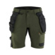 Handwerker Shorts 4-Wege-Stretch 1702 1645 - Handwerker Shorts 4-Wege-Stretch Waldgr&uuml;n/Schwarz 1702 1645 4298 C58 - 1