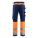 Arbeitshose High Vis  1708 1811 - High Vis Arbeitshose Marineblau/Orange 1708 1811 8953 C44 - 2
