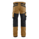 Handwerker Bundhose mit Stretch 1751 1832 - Handwerker Arbeitshose mit Stretch Nougat/Schwarz 1751 1832 7699 C64 - 2