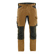 Handwerker Bundhose mit Stretch 1751 1832 - Handwerker Arbeitshose mit Stretch Nougat/Schwarz 1751 1832 7699 C64 - 1