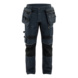 Arbeitshose Stretch ToolRig 1980 1141 - ToolRig Handwerker Arbeitshose Stretch Marineblau/Schwarz 1980 1141 8999 C98 - 1