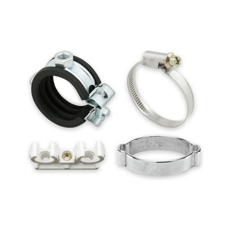 Rierdge 6 Stück Kunststoff-Rohrschellen – Verstellbar Für Schläuche 12-18 Mm, Ideal Für Brauen, Labore & Aquaristik