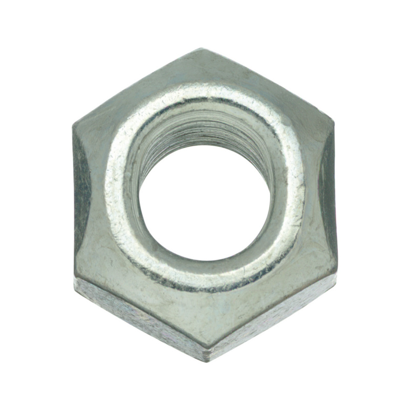 Ecrou hexagonal tout acier autofreinant, DIN 980, résistance 8, acier zingué - 1 Ecrou hexagonal tout acier autofreinant, DIN 980, résistance 8, acier zingué - 1
