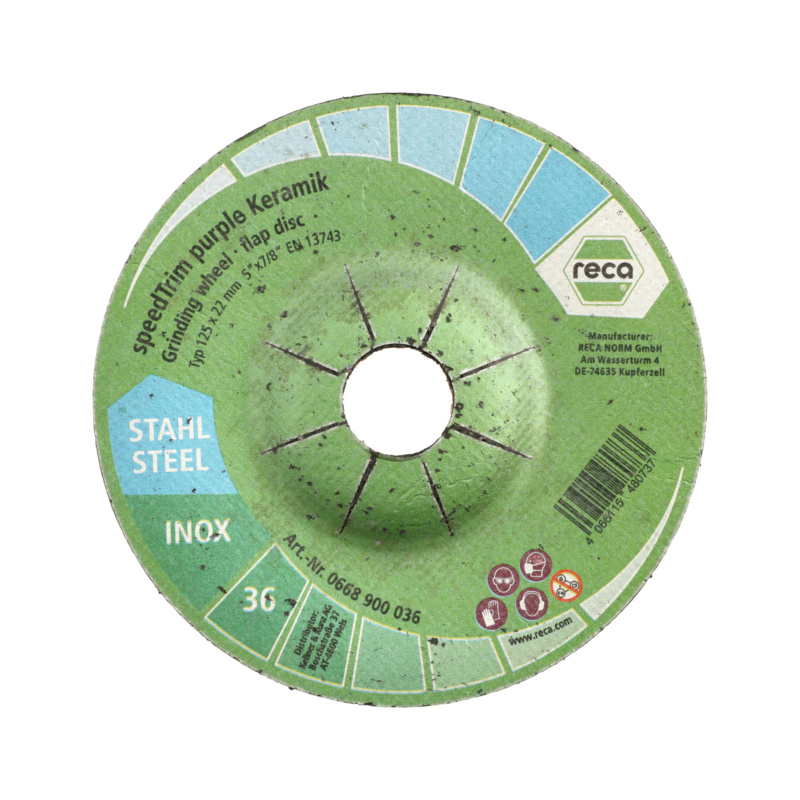 Sanding disc speedTrim purple ceramic