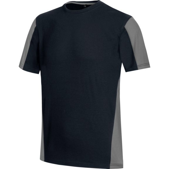 T-shirt Job+ BICOLOR - CAMISETA JOB+ BICOLOR MARINO/GRIS 3XL