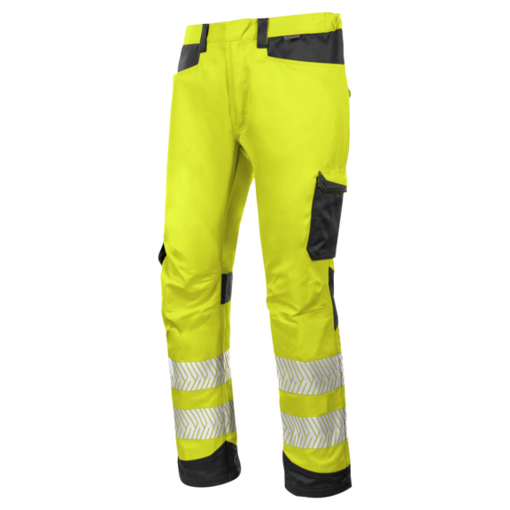W&Uuml;RTH MODYF FLUO Warnschutz Bundhose Basic Klasse 2 - WARN BUHO FLUO BASIC GELB/ANTHRA 102