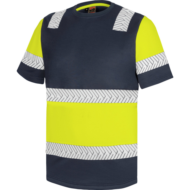 T-shirt de travail haute visibilité Fluo One Jaune/Marine