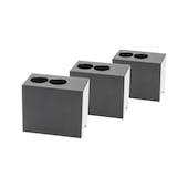 Schunk interchangeable jaw grips for 3-jaw power chuck