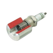 Thread insert for spark plugs