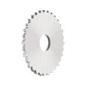 ORION Lame de scie circulaire en m&eacute;tal, HSS, &agrave; denture grossi&egrave;re avec taraud &eacute;baucheur et troisi&egrave;me taraud, type C