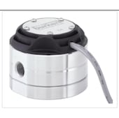 Detecting element and measuring sensor/ evaluation device for geom. quantities