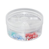 Kablo ucu yüksükleriyle ürün gamı kutuları, 0,25–1&nbsp;mm²