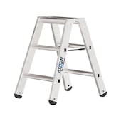 Zelfstandige staande ladders aan beide zijden