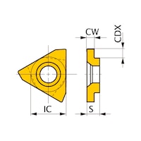 MITSUBISHI MATERIALS GTAT, Wendeschneidplatte, Kleinteilefertigung