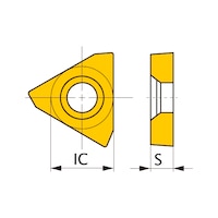 MITSUBISHI MATERIALS GTBT, Wendeschneidplatte, Kleinteilefertigung