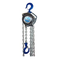 TRACTEL spur-gear block+tackle Tralift 0.25, 250-kg safe working load, 1 chain