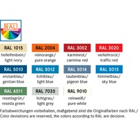 ANKE workbench model 291 V, panel, zinc sheet coating, 2000x700x850 mm, RAL opt.