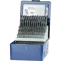 ORION jeu forets métal, HSS, DIN 338 laminés 1,0-10,0 mm/0,1mm, boîte