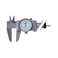 Pieds à coulisse à cadran rond ORION 150 mm, 0,02 mm, en coffret