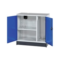 Armoire pour ordinateur HK H x l x P 1036 x 1022 x 553 mm avec socle empilable