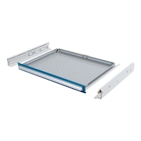 Tiroir, 90 mm/70 mm, ext. comp., 100 kg, coul. opt. pr 550 B int. : 900x450 mm