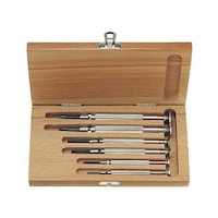 ORION órás csavarhúzókészlet, 6 részes, fadobozban