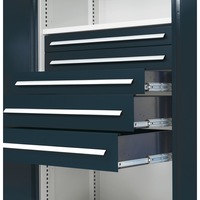 Drawer height 175 mm/width 500 mm RAL 7016, anthrac. grey, load capacity 110 kg