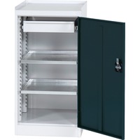 Armoire à outils 1000x500x500 mm, extension complète, RAL 7035/7016