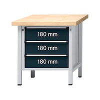 ANKE workb., model 18 V ZBP, load cap. 1500 kg LxDxH 800 x 700 x 850 mm RAL 7035