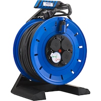 Touret en plastique solide HEDI 40 m H07RN-F 3G2.5 avec 4 prises de sécurité