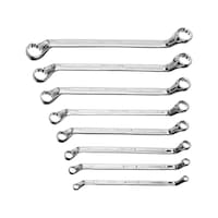 ATORN kettős csillagkulcs készlet, 8 részes, 6x7–20x22 mm, DIN 838