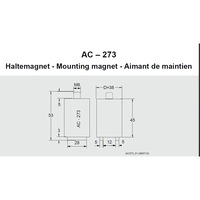 Installation plate AC-273