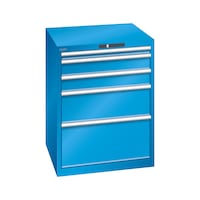 LISTA drawer cabinet 36x36E 850x717x725 mm RFID Lock R5012 with 5 drawers