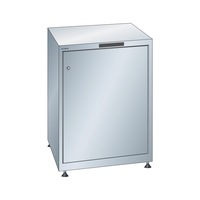 LISTA wing door cabinet, right stop 18x36E (WxDxH) 411x725x850 mm R7035