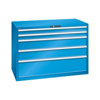 LISTA drawer cabinet 78x36E 1000x1431x725 mm CODE Lock R5012 5 drawers
