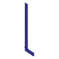 META cantilever stand IPE140 one-sided HxD 2500x500 compl. RAL 5010 gentian blue