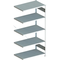 Rayonnage automont. META S3 CLIP 230, zing., 5 étag. ray. él. 2 000x1 000x600 mm
