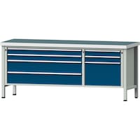 ANKE Banco de trabajo con armario serie V 2000