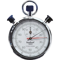 Cronómetro de dos manos HANHART AWF2, división 1/5 s. y 1/100 min.