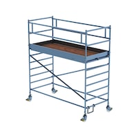 MUNK Rollgerüst 1,35 x 3,0 m mit Doppel-Plattform Plattformhöhe 2,45 m