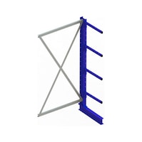 Ray cantil. par élém. IPE140 1 côté 2000x1000x500 RAL5010 ac 4 ray/cadre