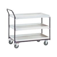 FETRA ESD table trolley 1880, load cap. 300 kg, load area 850 mm x 500 mm